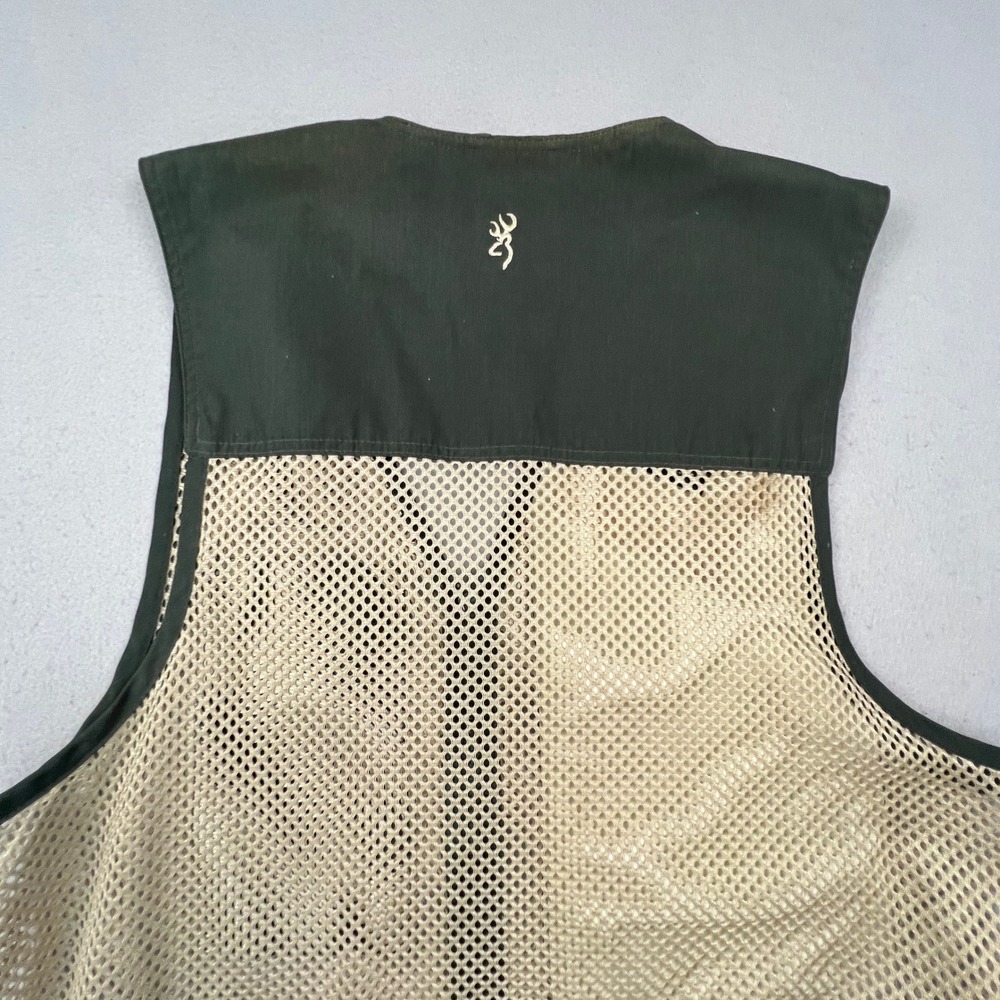 Browning Shooting Vest Mens XL Green Mesh Trapshooting Hunting Clay 305-001 - Picture 14 of 16